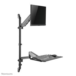 Neomounts wall mounted sit-stand workstation image 9